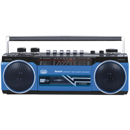 Trevi RR 501 BT Radio Personal Analógica con Reproductor de Cassette, USB, MP3, SD, FM/MW/SO, Altavoces, Negro y Azul Precio: 49.50000011. SKU: B18ZZMDKJA
