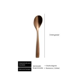 Sinxelo Satin Cobre Cuchara Postre 185Mm (12 Unidades) Sinxelo Satin Cobre Cuchara Postre 185Mm (12 Unidades)