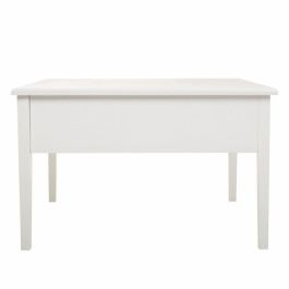 Mesa de Centro Alexandra House Living Blanco Pino Madera MDF 80 x 50 x 80 cm