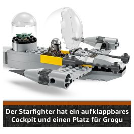 Lego Star Wars Caza Estelar N-1 de Mando y Grogu 75410 con 3 Personajes LEGO