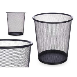 Papelera Rejilla Negra Pincello 24 cm - Metal (12 Unidades) Precio: 40.49999954. SKU: B1DAHS3PBN