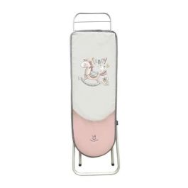 Decuevas Planchador Plegable Funny Rosa, Altura Regulable, 63x72x25 cm