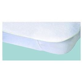 Alese protector de colchón impermeable Elasretane terry terry 100% algodón 80x190 cm blanco