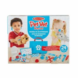 Melissa & Doug Juego de simulación Veterinario 24 piezas Edades 3+ Precio: 39.49999988. SKU: B1G6XYX582