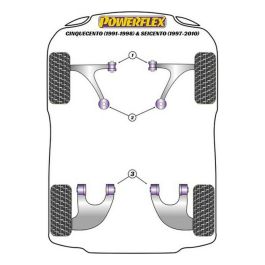 Powerflex PFR16-120 Rear Trailing Arm Bush