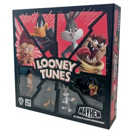 CMON Looney Tunes Mayhem LTM001ES Juego de Mesa para 2-4 Jugadores con Bugs Bunny, Pato Lucas, Elmer Gruñón y Demonio de Tasmania Precio: 51.98999982. SKU: B1FQD6R5Z2