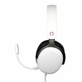 Konix Nexus Auriculares para juegos con cable para Nintendo Switch 2, altavoces de 40 mm, micrófono, jack de 3,5 mm, Blanco