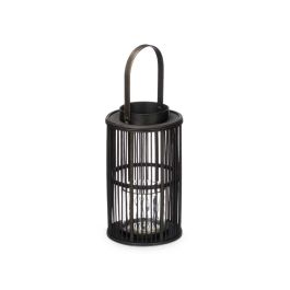Farol Bambu Negro Vela Grd Giftdecor 20X52CM (4 Unidades) Farol Bambu Negro Vela Grd Giftdecor 20X52CM (4 Unidades)