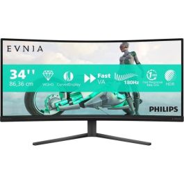 Philips Evnia 34M2C3500L Monitor Gaming Curvo 34" WQHD 180Hz 0.5ms VA HDR Negro Precio: 239.99000003. SKU: B17PRFVVPZ