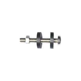 Edm Juego de dos tornillos de palanca para cisterna 3x16mm rosca de latón cromado
