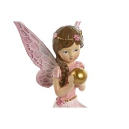 Figura Shabby DKD Home Decor Rosa 6.5 x 11 x 7.5 cm