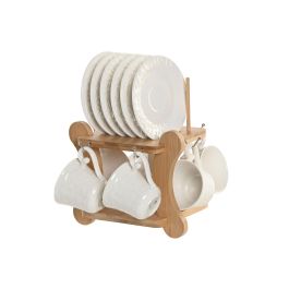 Juego de Tazas de Café Home ESPRIT Blanco Bambú Porcelana 90 ml Precio: 29.6899999. SKU: B12PFCLCVY
