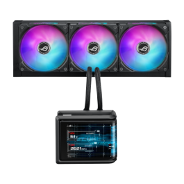 ASUS ROG 90RC0151-B0EAY0 Refrigeración Líquida AIO Ryuo IV SLC 360 ARGB, 3x 12cm, Sockets LGA 1700/AM4/AM5, Negro