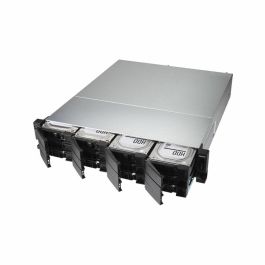 QNAP TL-R1200C-RP caja para disco duro externo Carcasa de disco duro/SSD Negro, Gris 2.5/3.5"