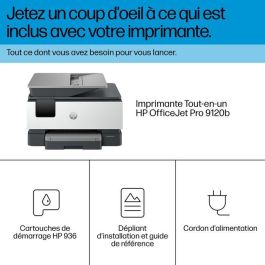 HP OfficeJet Pro 9120b Impresora Multifunción 4 en 1 Color A4, LAN, WiFi, ADF, Dúplex Automático