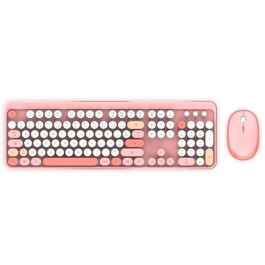 Combo teclado + mouse inalámbrico - MOBILITY LAB - Pure Color - Rosa - Diseño ergonómico - Escritura discreta Combo teclado + mouse inalámbrico - MOBILITY LAB - Pure Color - Rosa - Diseño ergonómico - Escritura discreta