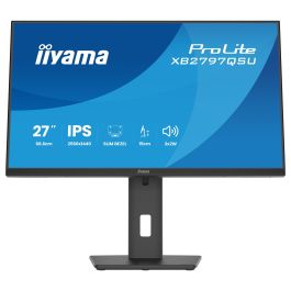 iiyama ProLite XB2797QSU-B1 Monitor Gaming/Profesional 27" (68.6 cm) Quad HD 2560x1440 IPS 75Hz 1ms AMD FreeSync, USB-C, Altavoces, Negro Mate