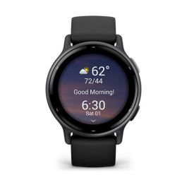 Garmin vivoactive 5 Negro Smartwatch AMOLED GPS 42mm Unisex Resistente al Agua 5 ATM Hombre y Mujer