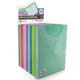 Office Box Carpeta Sobre Colorline A4+-Folio Multitaladro Cierre V-Lock Pp C-Surtidos Expositor 120 Ud Precio: 95.78999969. SKU: B13N5LT2P5