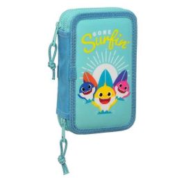 Plumier Doble Baby Shark Surfing Azul Blanco 12.5 x 19.5 x 4 cm (28 piezas) Precio: 11.88999966. SKU: B1ATHRJ2LA