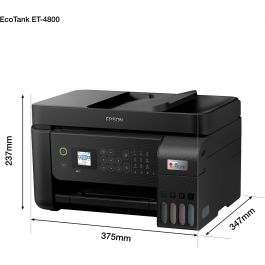 Epson ET-4800 Impresora Multifunción 4en1 Inyección Tinta Color A4 LAN Wifi ADF Negro