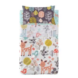 Juego de Sábanas HappyFriday Moshi Moshi Woodland Multicolor Cuna de Bebé 2 Piezas Precio: 20.59000009. SKU: B12P8QZASF