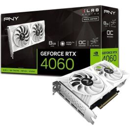 PNY - Tarjeta gráfica - GeForce RTX 4060 8GB XLR8 Gaming VERTO Overclocked Dual Fan Edition DLSS 3