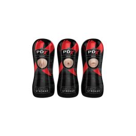 Masturbador Masculino Pipedream VIBRATING STROKER DISPLAY Negro