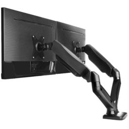 ICY BOX IB-MS304-T Soporte de Escritorio para 2 Monitores hasta 27" / 68cm Negro