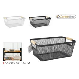 Cesta de metal organizadora Confortime 33.2 x 22.6 x 13.5 cm (10 Unidades) Precio: 52.5000003. SKU: B1DLQR2DWN