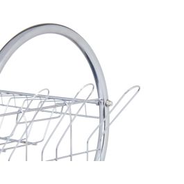 Escurreplatos Kinvara 2 pisos cromado gris 41x26.5x11.5 cm (6 Unidades) Escurreplatos Kinvara 2 pisos cromado gris 41x26.5x11.5 cm (6 Unidades)