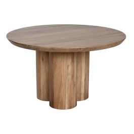 Mesa de Centro Home ESPRIT Marrón Natural Madera de acacia 80 x 80 x 45 cm Precio: 394.58999998. SKU: B16SED43WN