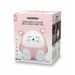 Bigben BIG1720484340629 - Altavoz Luminoso y Luz Nocturna Bluetooth 5.0 para Niños Cat, 15W, Temporizador, Batería USB-C Precio: 56.78999964. SKU: B14FWVMMMZ