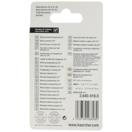 Karcher Racor de Latón - Ø19 mm - Calidad Superior - Compatible con Mangueras de 13 mm y 15 mm