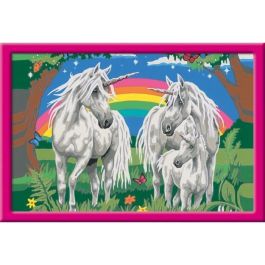 Kit de pintura por números CreArt Kids Unicorn Land (31 x 21 cm), diseño de números, a partir de 9 años, 25849, Ravensburger Kit de pintura por números CreArt Kids Unicorn Land (31 x 21 cm), diseño de números, a partir de 9 años, 25849, Ravensburger