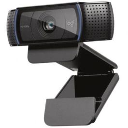 Logitech C920 Webcam Full HD 1080p, Negro, Videoconferencias Nítidas, Micrófonos Estéreo