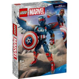 Lego Juego de Construcción Marvel Super Heroes Capitán América. Set de Ladrillos de Construcción Juguete para Niños y Coleccionistas 8+ Años