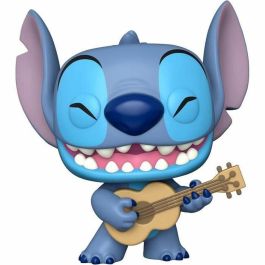 Funko Pop Jumbo Stitch con Ukelele - Figura Coleccionable Lilo & Stitch - Vinilo Funko Pop Jumbo Stitch con Ukelele - Figura Coleccionable Lilo & Stitch - Vinilo