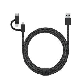 Native Union Cable Belt 3 en 1 Universal Micro-USB, Lightning y USB-C – 2 Metros Nylon Reforzado Precio: 44.5000006. SKU: B19SVX4XQ3
