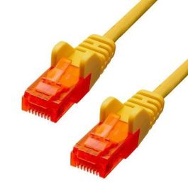 ProXtend Cable Ethernet CAT6 U/UTP CCA PVC Amarillo 5m con protección de cierre y alivio de tensión Precio: 2.8900003. SKU: B14ELKDCVY