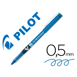 Pilot V-5 Rotulador Punta Aguja Tinta Líquida Color Azul Trazo 0.5 mm Precio: 18.8899997. SKU: B1G3244YVW