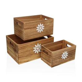 Versa Set de 3 Cajas de Madera Verdor 26x18x36 cm Versa Set de 3 Cajas de Madera Verdor 26x18x36 cm Precio: 23.50000048. SKU: B173NLK9QD