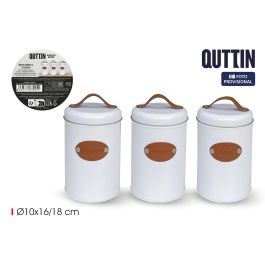 Quttin Bote de Metal Redondo para Cocina 10x16-18 cm (18 Unidades) Precio: 32.99000023. SKU: B1KBWBPQN2