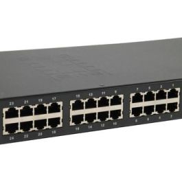 Level One FGP-2602 Switch de 24 puertos FE con 2 puertos GSFP de 19 pulgadas y 380W con 24 puertos PoE