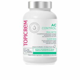 Topicrem AC CONTROL Piel Limpia Cápsulas - Vitaminas y Suplementos para Piel Mixta/Grasa con Bardana, Ortiga, Zinc - 60 Cápsulas Topicrem AC CONTROL Piel Limpia Cápsulas - Vitaminas y Suplementos para Piel Mixta/Grasa con Bardana, Ortiga, Zinc - 60 Cápsulas Precio: 22.72743. SKU: B1EEWM8F2Y