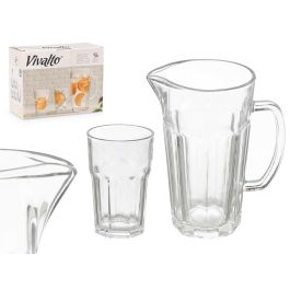 Set 5Pcs Jarra Vasos Agua Vivalto 29X22CM (4 Unidades) Set 5Pcs Jarra Vasos Agua Vivalto 29X22CM (4 Unidades)