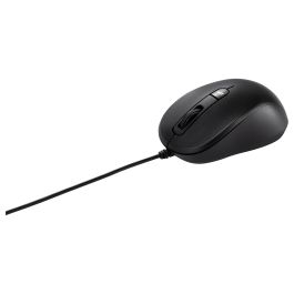 Asus MU101C Ratón Silencioso con Cable USB Óptico Negro 3200 DPI 3 Botones