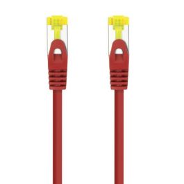 Nanocable 10.20.1900-R Cable de Red Latiguillo RJ45 SFTP Cat.6A LSZH AWG26, Rojo, 0.5m, 10Gbps, 500MHz
