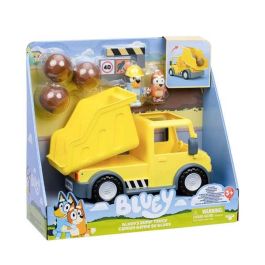 Camion bluey dump truck. incluye una figura de bingo manchada de barro y una de bluey con casco. Camion bluey dump truck. incluye una figura de bingo manchada de barro y una de bluey con casco.