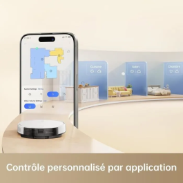 Mova Robot aspirador y fregona DRE1709540244634, 4500 Pa, 300 ml, Blanco